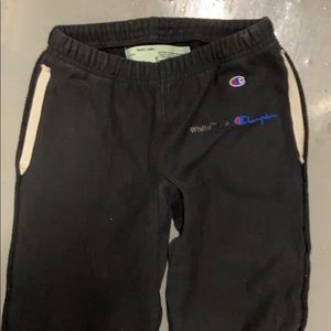 OFF WHITE / CHAMPION SWEATPANTS